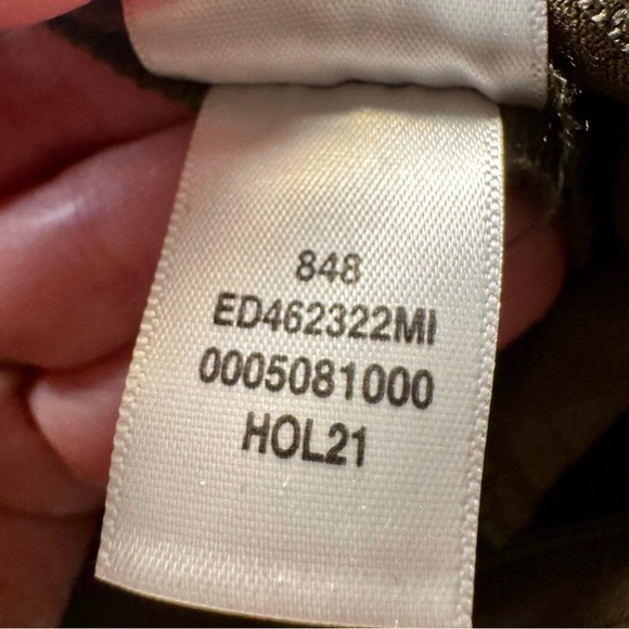 Open Edit High Rise Wide Leg Cargo Pants dark Olive size XS NWT - Picture 6 of 8